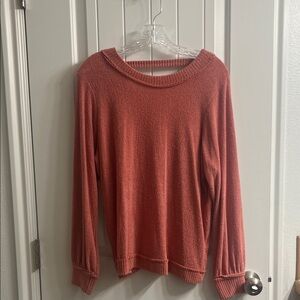 Open back BKE sweater